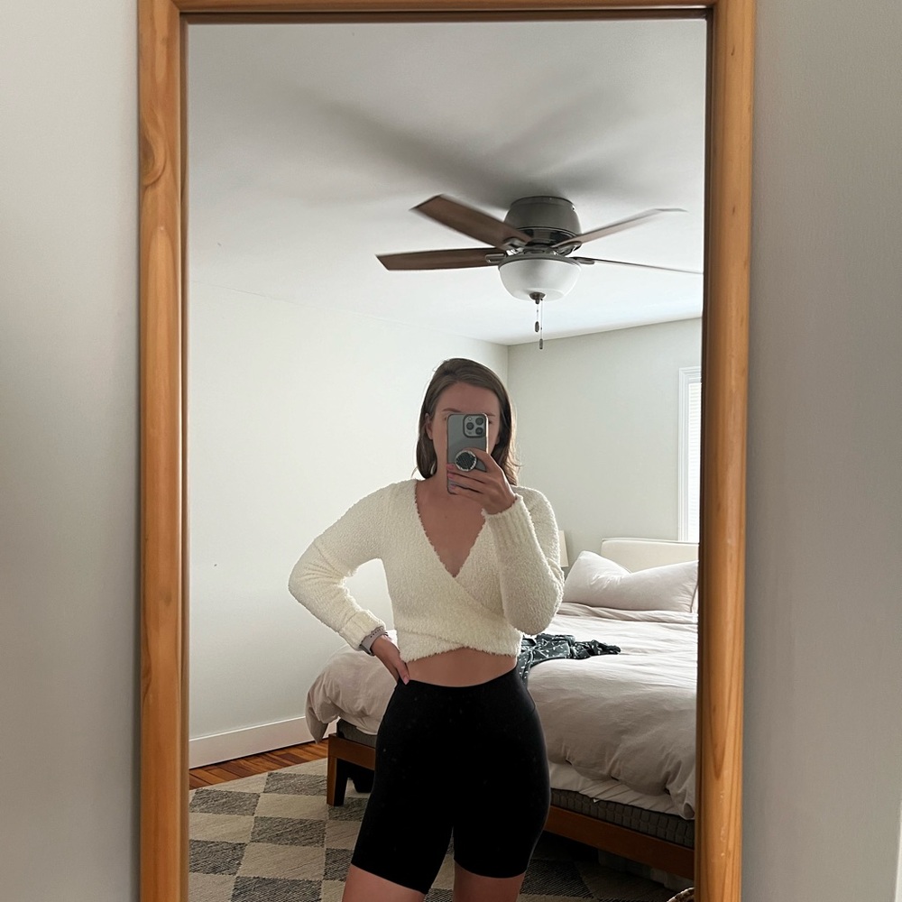 SKIMS wrap top